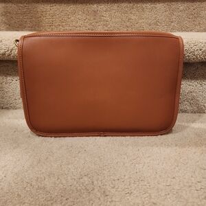 Coach Tan Leather Clutch